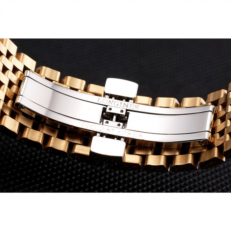 Swiss Longines Grande Classique Gold Dial Gold Case And Bracelet Replica Watches